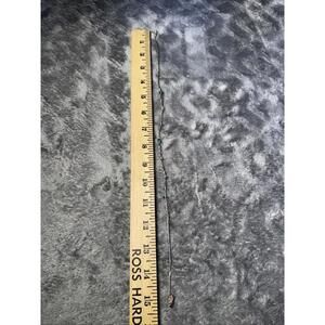 Vintage Sterling Liquid Silver 925 Tube Bead And Glass Bead Necklace 15”